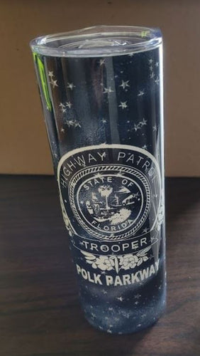 Florida Highway Patrol 20oz Skinny Tumbler