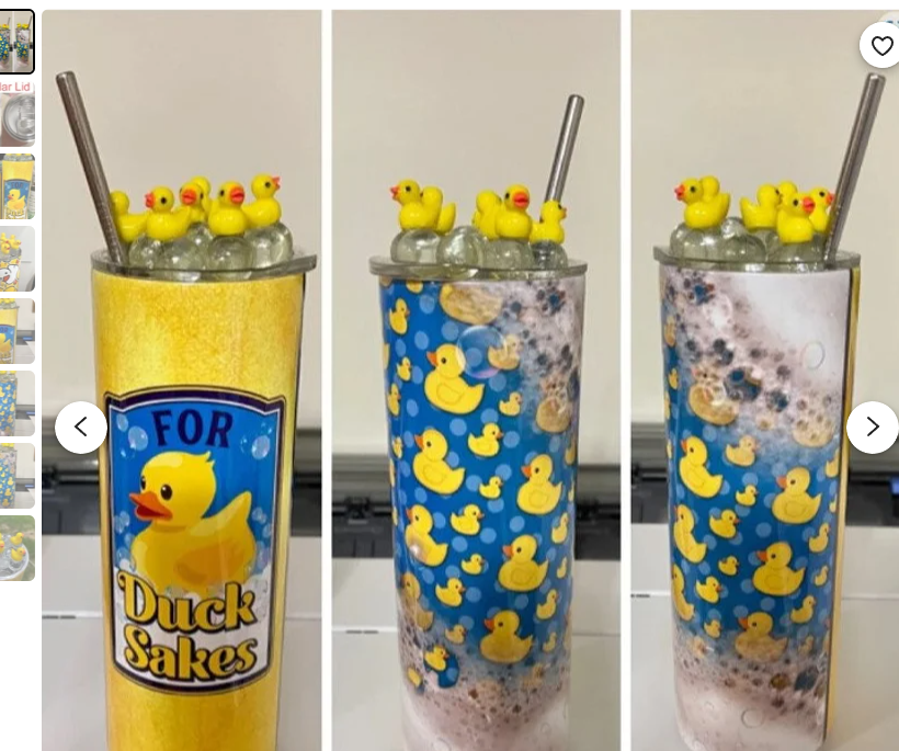 Duck 20oz Skinny Tumbler - For Duck Sakes-Duck lid-Free Shipping