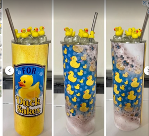 Duck 20oz Skinny Tumbler - For Duck Sakes-Duck lid-Free Shipping