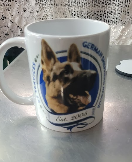 K9 Services German Shepherd Rescue Coffee Cup  Free Shipping
