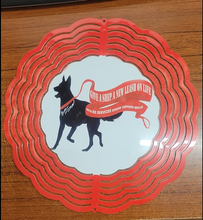 K9 Services German Shepherd Rescue Wind Spinner....Free Shipping
