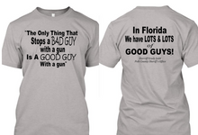 Sheriff Grady Judd; The Only Thing That Stops A Bad Guy T-shirt  *Free Shipping**
