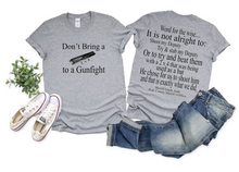 Sheriff Grady Judd, Don't Bring a 2 x 4 to a Gunfight Tshirt *Free Shipping