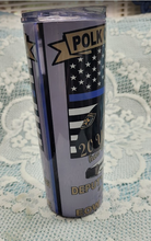 Polk County Sheriff's Office Deputy Matt Williams & K9 DiOGi Tumbler  **Free Shipping**