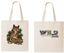 Wildside Fundraiser: Canvas Totes of Snow, Misc Designs   *Free Shipping*