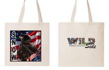 Wildside Fundraiser: Canvas Totes of Snow, Misc Designs   *Free Shipping*