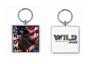 Wildside Rehab & Educ Center Eaglet Snow Misc Design Key Chains  Free Shipping
