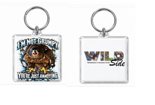 Wildside Rehab & Educ Center Eaglet Snow Misc Design Key Chains  Free Shipping