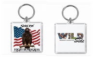 Wildside Rehab & Educ Center Eaglet Snow Misc Design Key Chains  Free Shipping