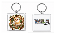 Wildside Rehab & Educ Center Eaglet Snow Misc Design Key Chains  Free Shipping
