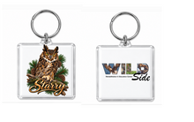 Wildside Rehab & Educ Center Eaglet Snow Misc Design Key Chains  Free Shipping