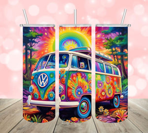Hippy Van 20oz Skinny Tumbler *Free Shipping*