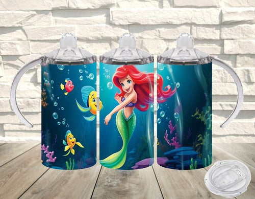 Mermaid 12oz Sippy Cup Free shipping