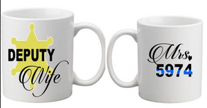 Blue Line Coffee Cups