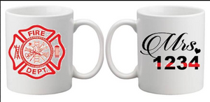 Blue Line Coffee Cups