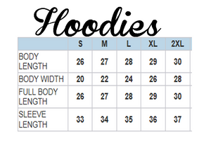 Hoodies Unisex Blue Line Flag
