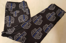 Blue Line Punisher Leggings or Capri's