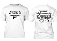 Sheriff Grady Judd Comment T-Shirt on Rioting, 6-1-2020  **Free Shipping**