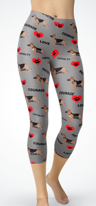 German Shepherd K9 Leggings or Capri's