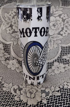 LE Motorcycle Riders 20oz Skinny Tumbler, Wings & Thin Blue Line  Free Shipping