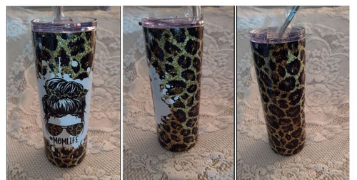 #MomLife 20oz Skinny Tumbler  **Free Shipping**
