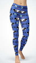 Police Cars & Donut Leggings or Capri's