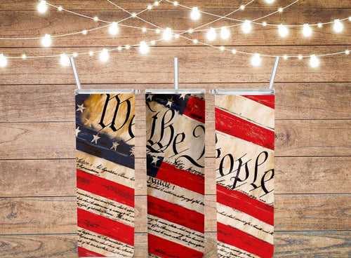 We The People 20oz Skinny Tumbler  *Free Shipping**