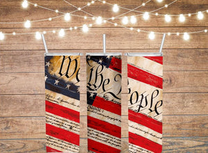 We The People 20oz Skinny Tumbler  *Free Shipping**